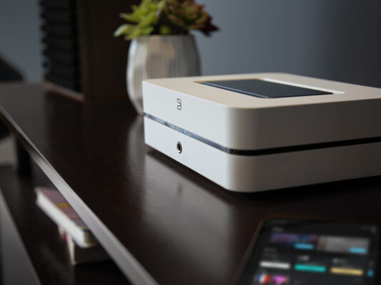 Bluesound POWERNODE Black with JBL L52 White