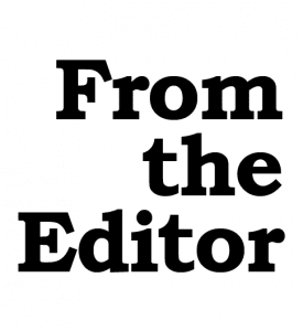 From the Editor