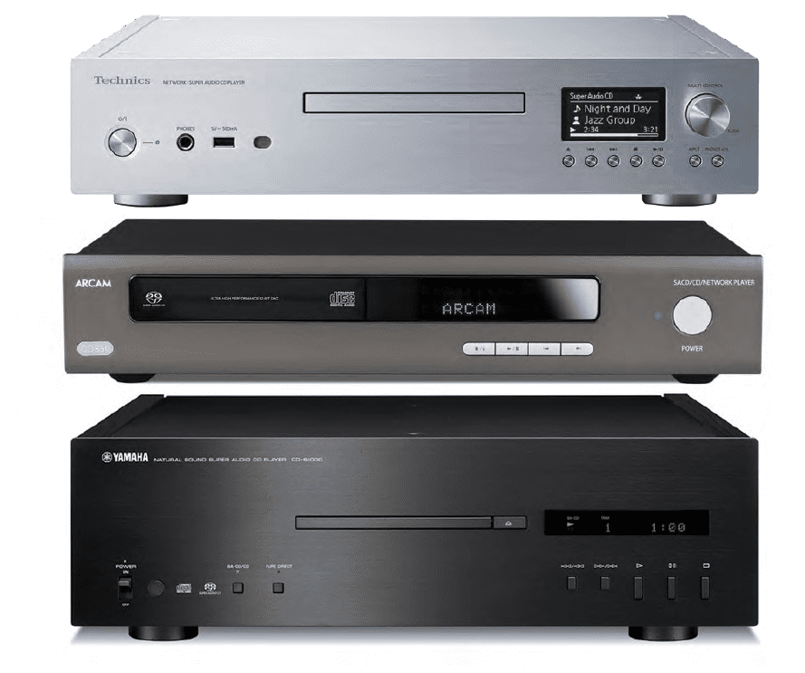 Three SACD/CD Players